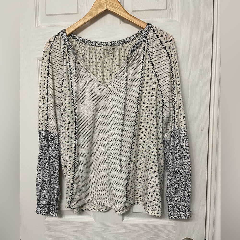 Lucky Brand Women’s large peasant top